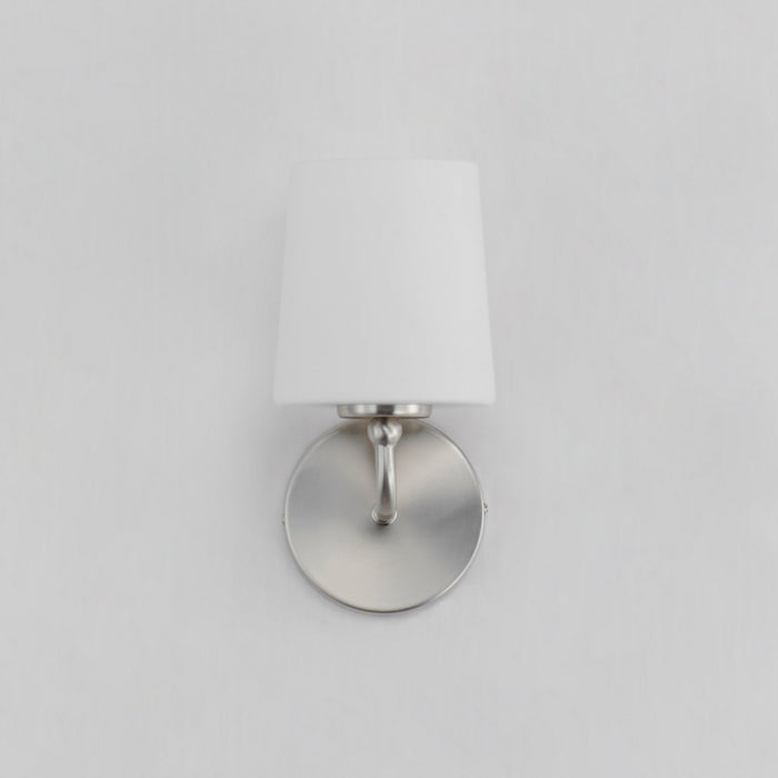 Myhouse Lighting Maxim - 12091SWSN - One Light Wall Sconce - Bristol - Satin Nickel