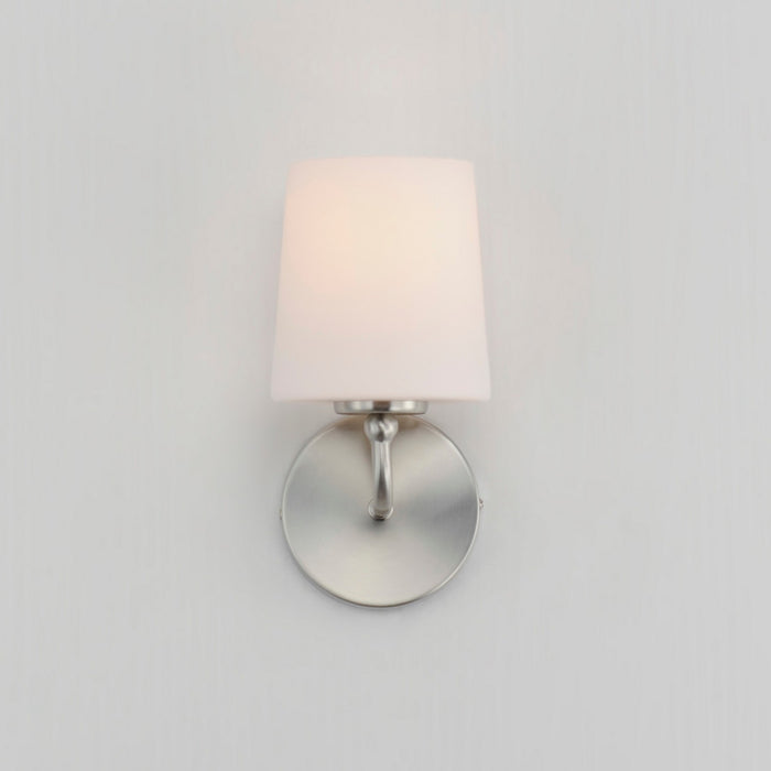 Myhouse Lighting Maxim - 12091SWSN - One Light Wall Sconce - Bristol - Satin Nickel