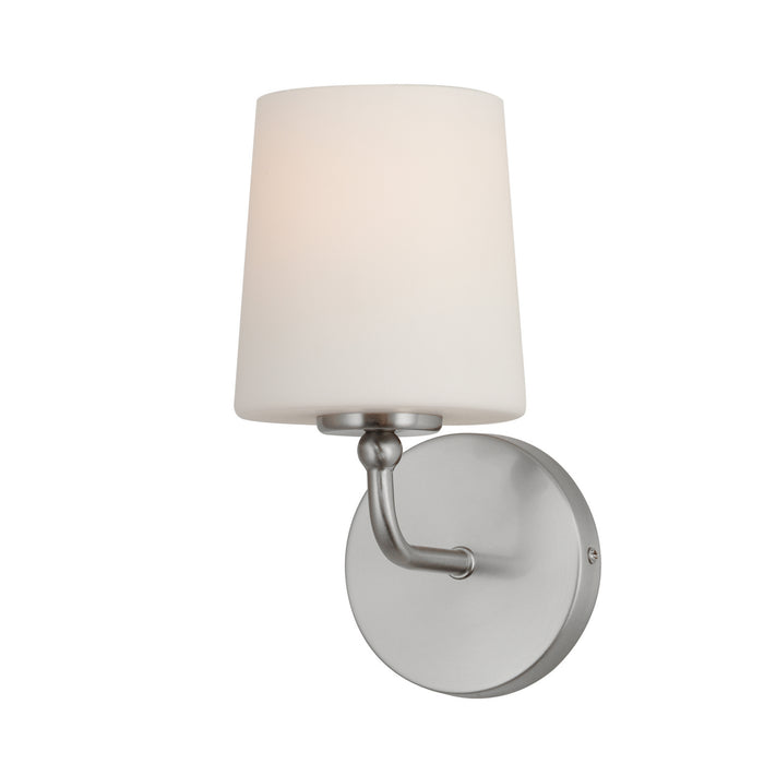 Myhouse Lighting Maxim - 12091SWSN - One Light Wall Sconce - Bristol - Satin Nickel