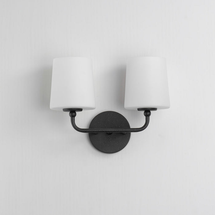 Myhouse Lighting Maxim - 12092SWAR - Two Light Wall Sconce - Bristol - Anthracite
