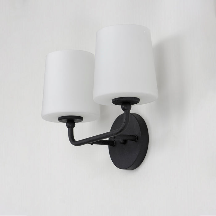 Myhouse Lighting Maxim - 12092SWAR - Two Light Wall Sconce - Bristol - Anthracite