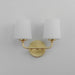 Myhouse Lighting Maxim - 12092SWSBR - Two Light Wall Sconce - Bristol - Satin Brass
