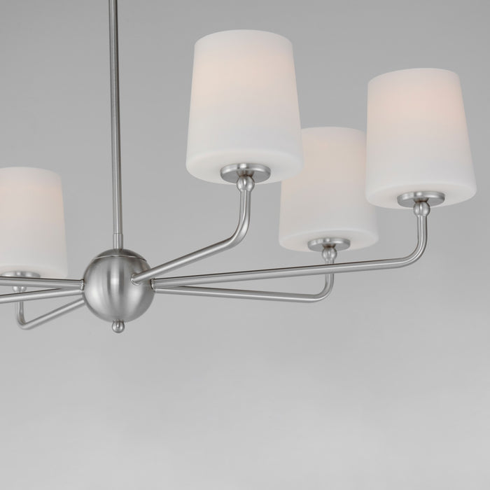 Myhouse Lighting Maxim - 12096SWSN - Six Light Chandelier - Bristol - Satin Nickel