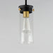 Myhouse Lighting Maxim - 12406CLBKSBR - One Light Mini Pendant - Pinn - Black / Satin Brass