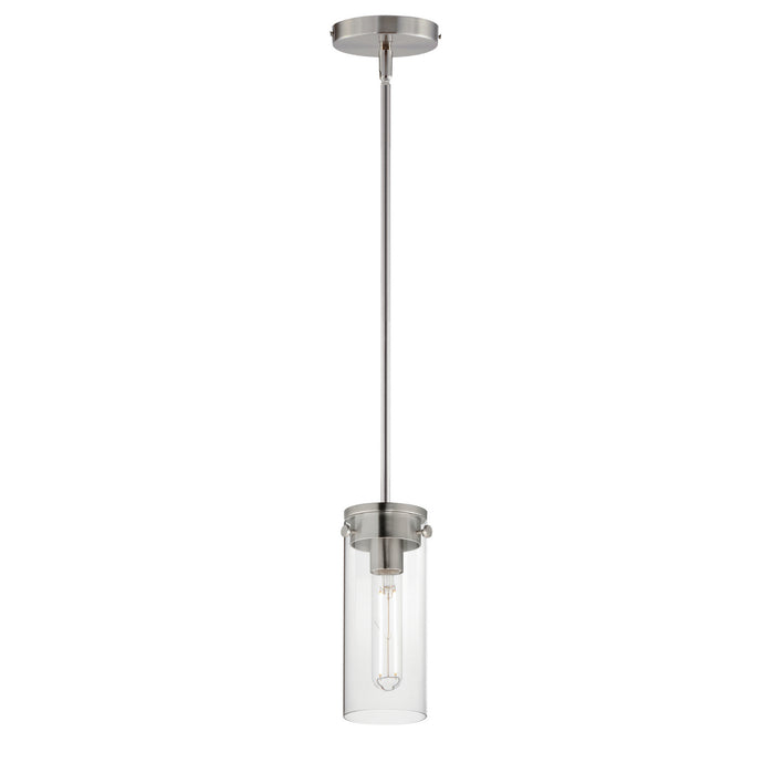 Myhouse Lighting Maxim - 12406CLSN - One Light Mini Pendant - Pinn - Satin Nickel