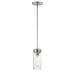 Myhouse Lighting Maxim - 12406CLSN - One Light Mini Pendant - Pinn - Satin Nickel