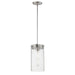 Myhouse Lighting Maxim - 12408CLSN - One Light Pendant - Pinn - Satin Nickel