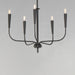 Myhouse Lighting Maxim - 24815BK - Five Light Chandelier - Vela - Black