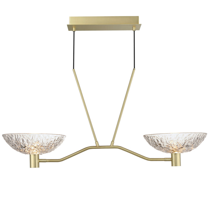 Myhouse Lighting Maxim - 24982TCSBR - LED Linear Pendant - Metropolis - Satin Brass