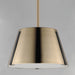 Myhouse Lighting Maxim - 25174DBZHR - LED Pendant - Carlo - Dark Bronze, Leather, Heritage Brass