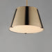 Myhouse Lighting Maxim - 25174DBZHR - LED Pendant - Carlo - Dark Bronze, Leather, Heritage Brass