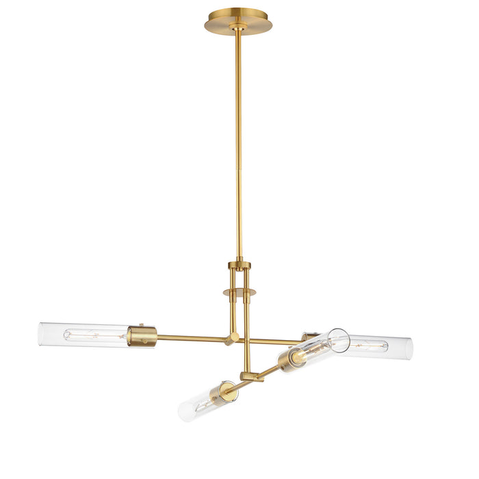 Myhouse Lighting Maxim - 26374CLNAB - LED Flush Mount Convertible - Equilibrium - Natural Aged Brass
