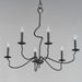 Myhouse Lighting Maxim - 27706BO - Six Light Chandelier - Padrona - Black Oxide