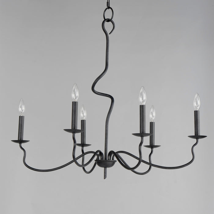 Myhouse Lighting Maxim - 27706BO - Six Light Chandelier - Padrona - Black Oxide