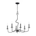 Myhouse Lighting Maxim - 27706BO - Six Light Chandelier - Padrona - Black Oxide