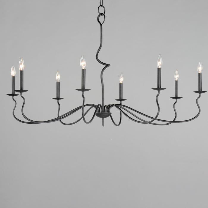 Myhouse Lighting Maxim - 27708BO - Eight Light Chandelier - Padrona - Black Oxide