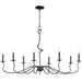 Myhouse Lighting Maxim - 27708BO - Eight Light Chandelier - Padrona - Black Oxide