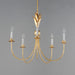 Myhouse Lighting Maxim - 2885GL - Five Light Chandelier - Paloma - Gold Leaf