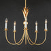 Myhouse Lighting Maxim - 2885GL - Five Light Chandelier - Paloma - Gold Leaf