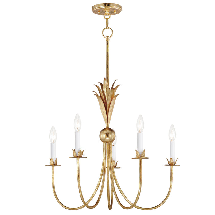 Myhouse Lighting Maxim - 2885GL - Five Light Chandelier - Paloma - Gold Leaf