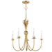 Myhouse Lighting Maxim - 2885GL - Five Light Chandelier - Paloma - Gold Leaf