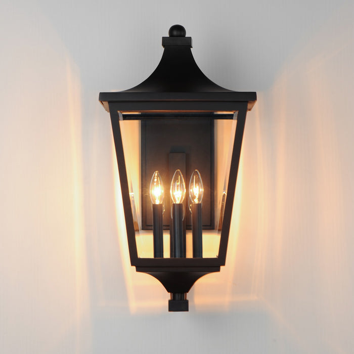 Myhouse Lighting Maxim - 40237CLBK - Three Light Outdoor Lantern - Sutton Place VX - Black