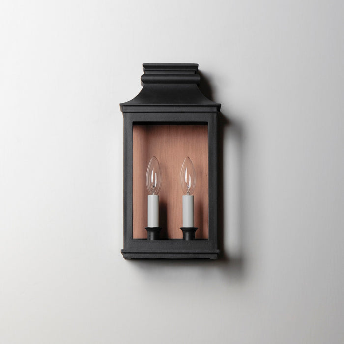 Myhouse Lighting Maxim - 40914CLACPBO - Two Light Outdoor Wall Sconce - Savannah VX - Antique Copper / Black Oxide