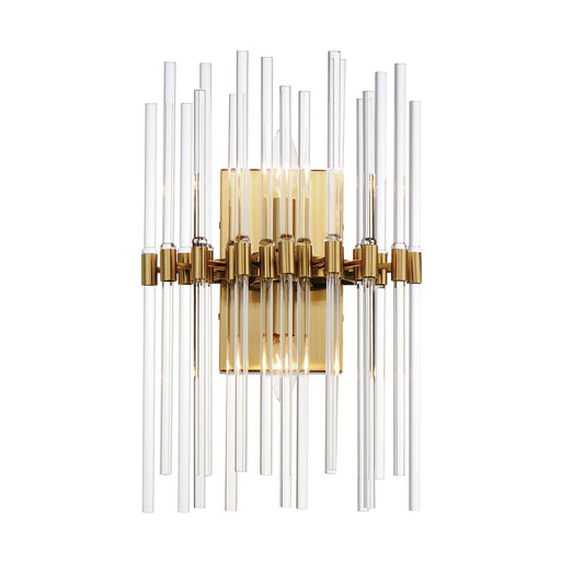 Myhouse Lighting Maxim - 38409CLHR - Two Light Wall Sconce - Divine - Heritage