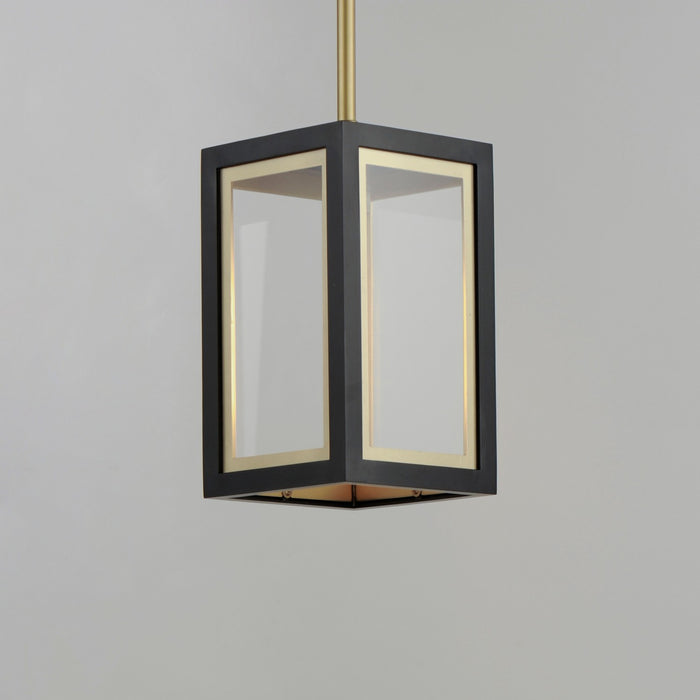 Myhouse Lighting Maxim - 30051CLBKGLD - One Light Outdoor Pendant - Neoclass - Black / Gold