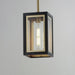 Myhouse Lighting Maxim - 30051CLBKGLD - One Light Outdoor Pendant - Neoclass - Black / Gold