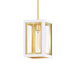 Myhouse Lighting Maxim - 30051CLWTGLD - One Light Outdoor Pendant - Neoclass - White/Gold
