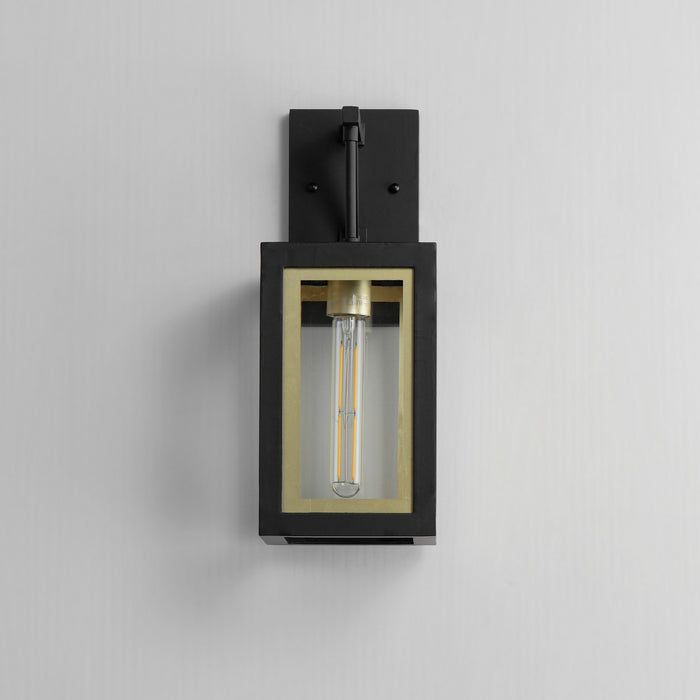 Myhouse Lighting Maxim - 30052CLBKGLD - One Light Outdoor Wall Sconce - Neoclass - Black / Gold