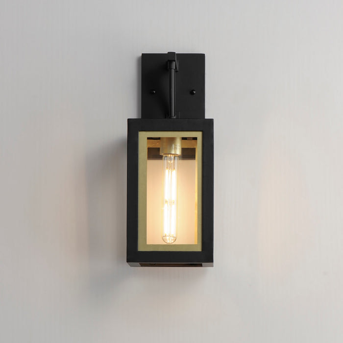 Myhouse Lighting Maxim - 30052CLBKGLD - One Light Outdoor Wall Sconce - Neoclass - Black / Gold