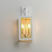 Myhouse Lighting Maxim - 30054CLWTGLD - Two Light Outdoor Wall Sconce - Neoclass - White/Gold