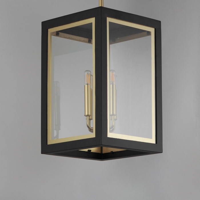 Myhouse Lighting Maxim - 30058CLBKGLD - Four Light Outdoor Pendant - Neoclass - Black / Gold