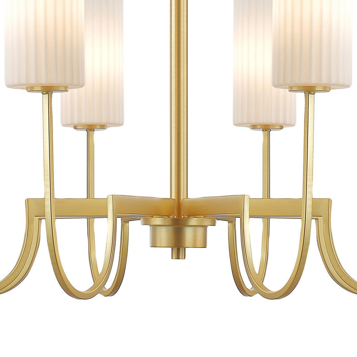 Myhouse Lighting Maxim - 32008SWSBR - Eight Light Chandelier - Town and Country - Satin Brass