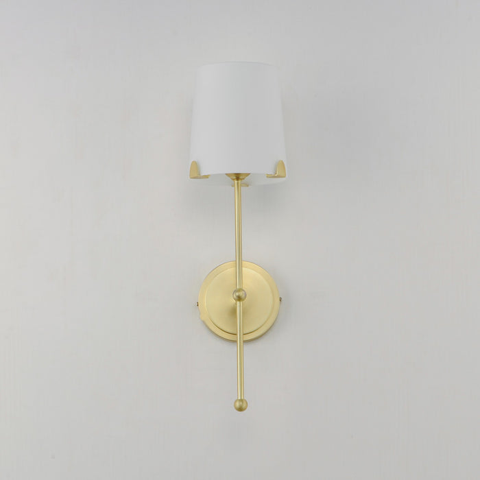 Myhouse Lighting Maxim - 32361WTSBR - One Light Wall Sconce - Huntington - Satin Brass