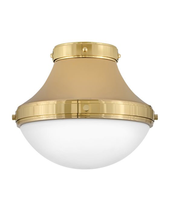 Myhouse Lighting Hinkley - 39051BBR - LED Flush Mount - Oliver - Bright Brass