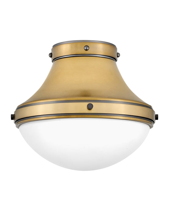 Myhouse Lighting Hinkley - 39051HB - LED Flush Mount - Oliver - Heritage Brass