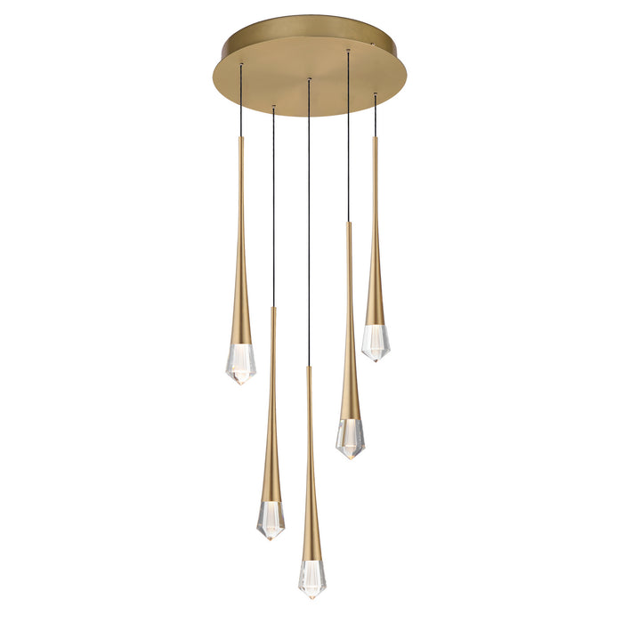 Myhouse Lighting ET2 - E24225-122GLD - LED Pendant - Pierce - Gold