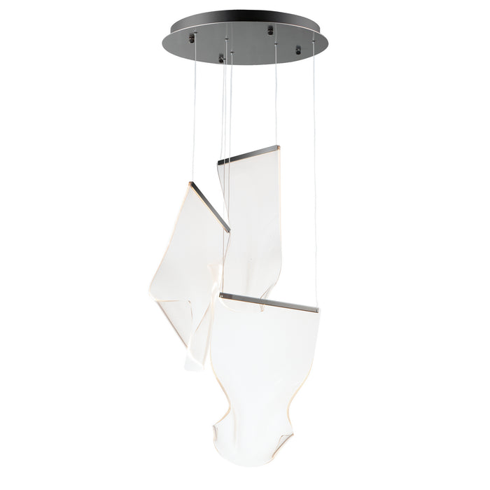 Myhouse Lighting ET2 - E24874-133BGM - LED Pendant - Rinkle - Brushed Gunmetal