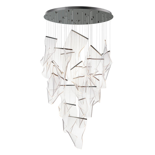 Myhouse Lighting ET2 - E24880-133BGM - LED Pendant - Rinkle - Brushed Gunmetal