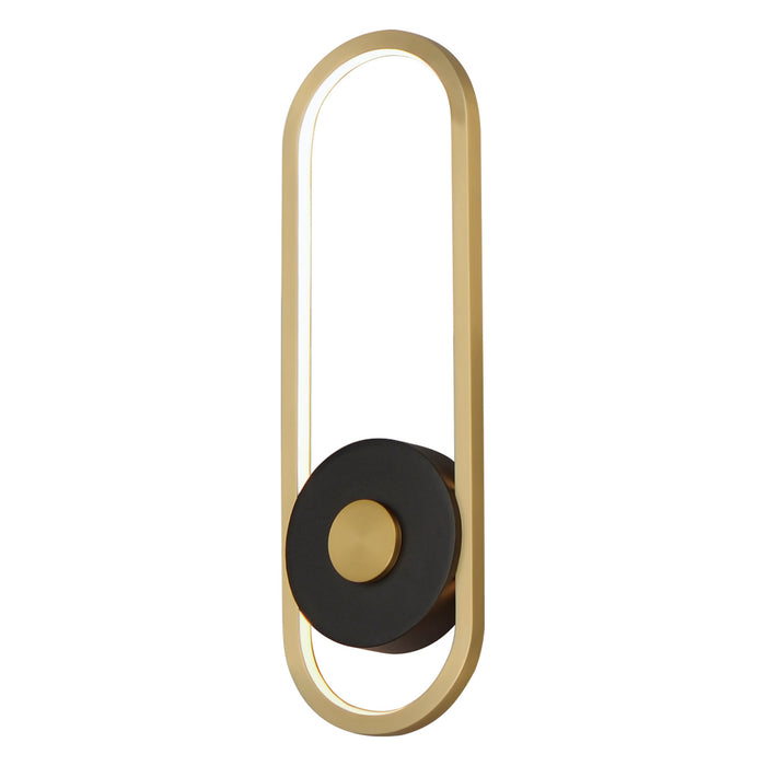 Myhouse Lighting ET2 - E42106-BKGLD - LED Outdoor Wall Sconce - Gravity - Black / Gold