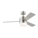 Myhouse Lighting Generation Lighting - 3ERAR44BSD - 44"Ceiling Fan - Era - Brushed Steel