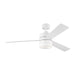 Myhouse Lighting Generation Lighting - 3ERAR52RZWD - 52"Ceiling Fan - Era - Matte White