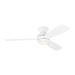 Myhouse Lighting Visual Comfort Fan - 3IKR52RZWD - 52``Ceiling Fan - Ikon 52 Hugger LED - Matte White