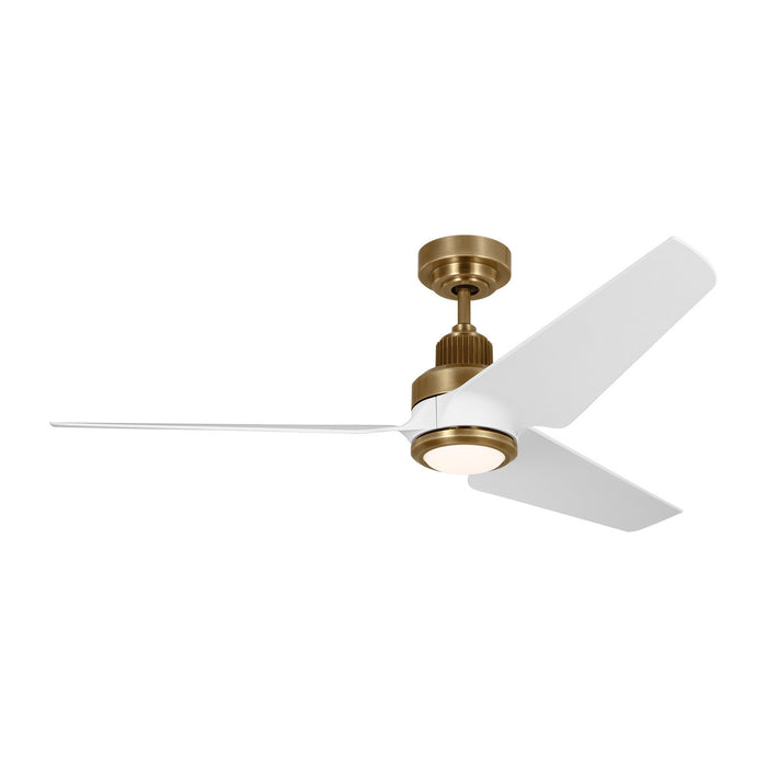 Myhouse Lighting Visual Comfort Fan - 3RULSM52HABD - 52``Ceiling Fan - Ruhlmann 52 Smart LED - Hand Rubbed Antique Brass