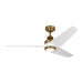 Myhouse Lighting Visual Comfort Fan - 3RULSM52HABD - 52``Ceiling Fan - Ruhlmann 52 Smart LED - Hand Rubbed Antique Brass