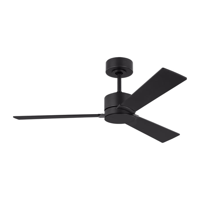 Myhouse Lighting Visual Comfort Fan - 3RZR44MBK - 44``Ceiling Fan - Rozzen 44 - Midnight Black