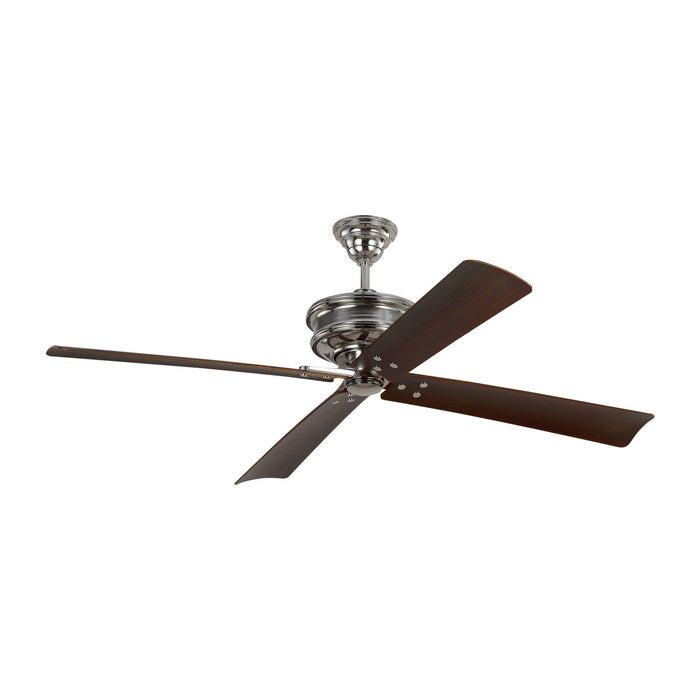 Myhouse Lighting Visual Comfort Fan - 4SBWR56PN - 56``Ceiling Fan - Subway 56 - Polished Nickel